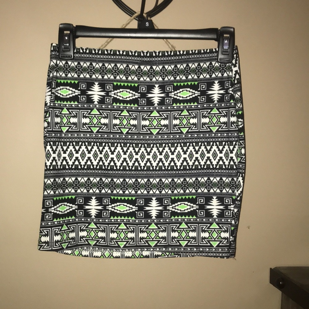 Tribal mini skirt
